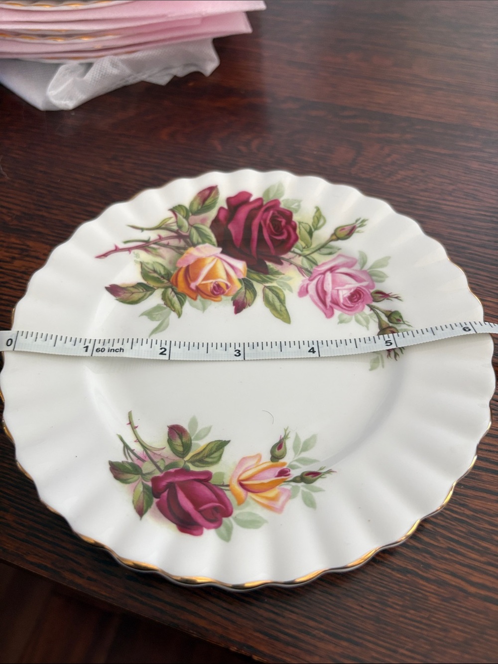 Rare Royal Albert Kings Ransom Salad Plate